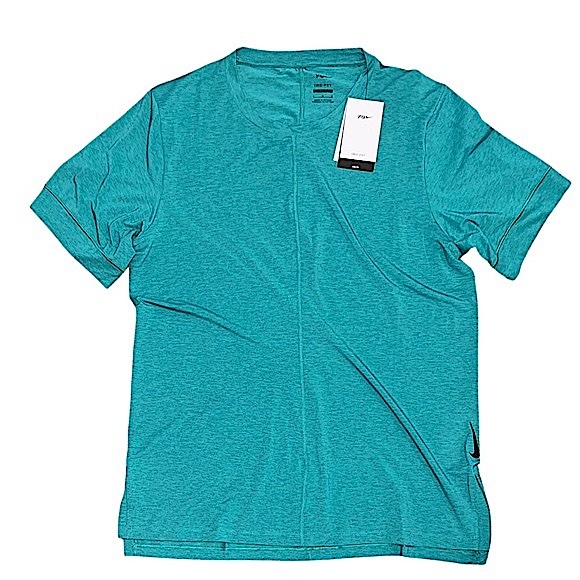 Nike Other - Nike Yoga Men’s Short Sleeve Top Neptune Green